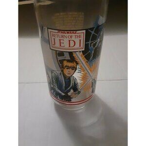 Vintage‎ 1983 Burger King Star Wars Return of The Jedi Glass Luke Vader Emperor
